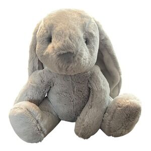 Aurora World Purely Luxe Tribbles Bunny Plush Grey Stuffed Animal New NWT